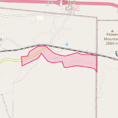 Map of South Acomita Village