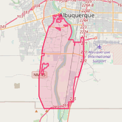 Map of South Valley