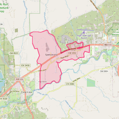 Map of Spencerville