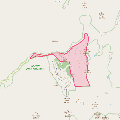 Map of Taos Ski Valley