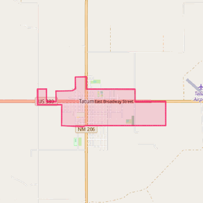 Map of Tatum