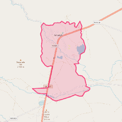 Map of Tohatchi