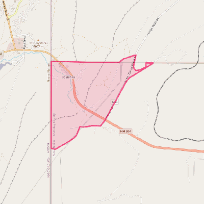 Map of Tse Bonito