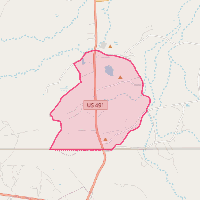 Map of Twin Lakes