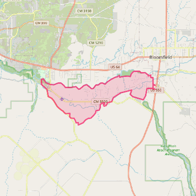 Map of West Hammond