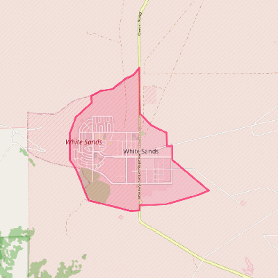 Map of White Sands