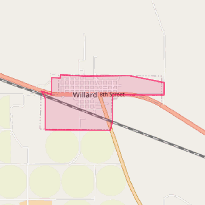 Map of Willard