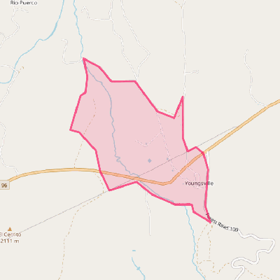 Map of Youngsville