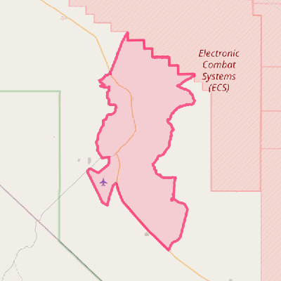 Map of Beatty