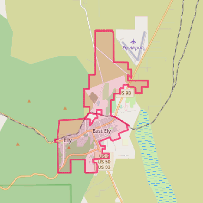 Map of Ely