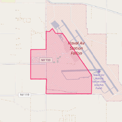 Map of Fallon Station