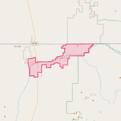 Map of Fort McDermitt