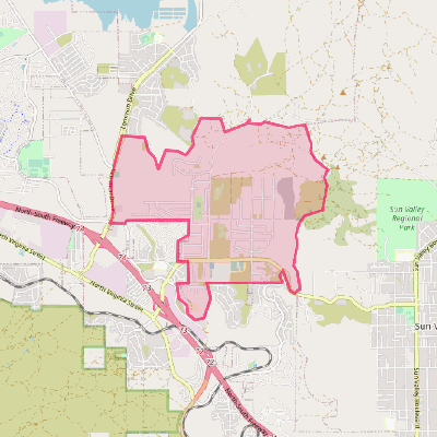 Map of Golden Valley