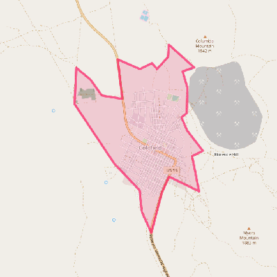 Map of Goldfield