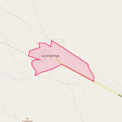 Map of Goodsprings