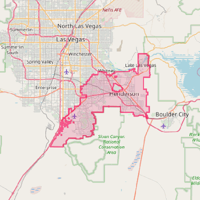 Map of Henderson