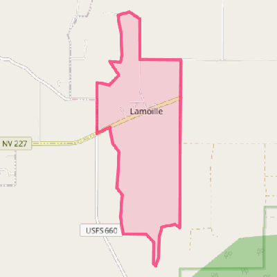 Map of Lamoille