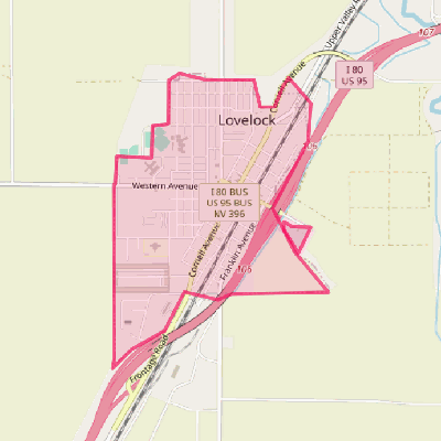 Map of Lovelock