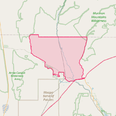 Map of Moapa Town