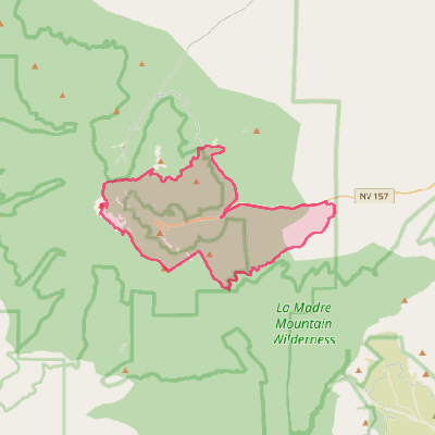 Map of Mount Charleston