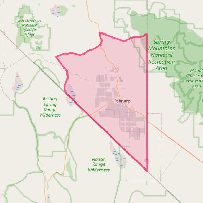 Map of Pahrump