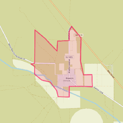 Map of Preston