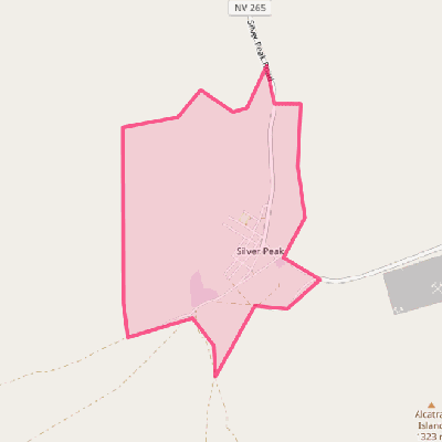 Map of Silver Peak