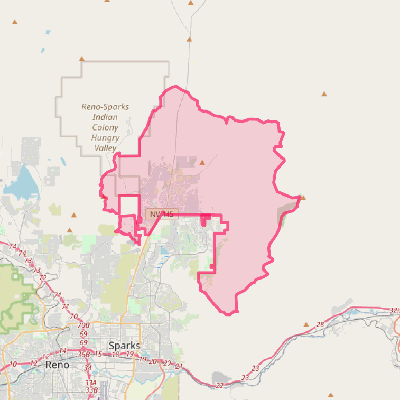 Map of Spanish Springs