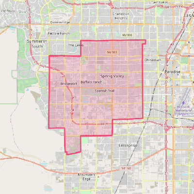 Map of Spring Valley