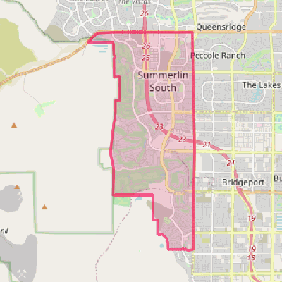 Map of Summerlin South