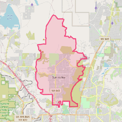 Map of Sun Valley