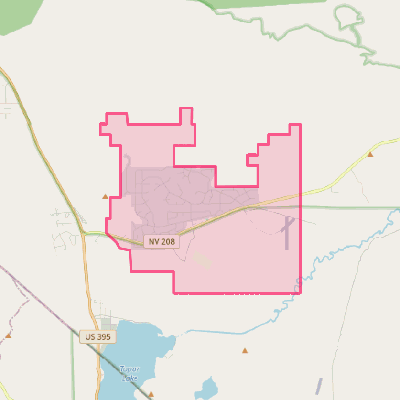 Map of Topaz Ranch Estates