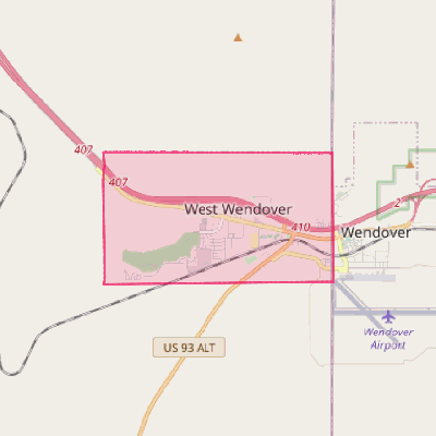 Map of West Wendover