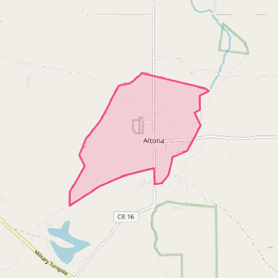Map of Altona