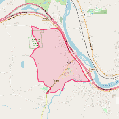 Map of Apalachin