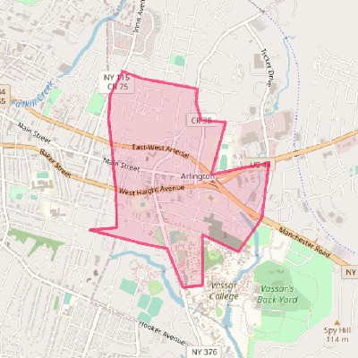 Map of Arlington