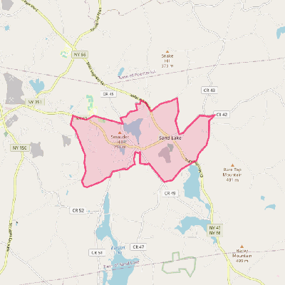 Map of Averill Park