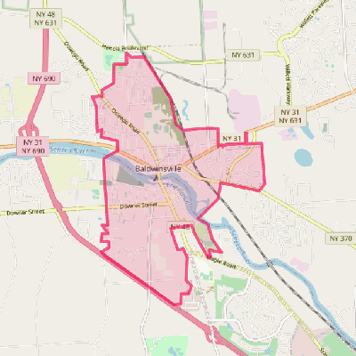Map of Baldwinsville