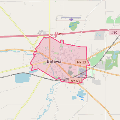 Map of Batavia