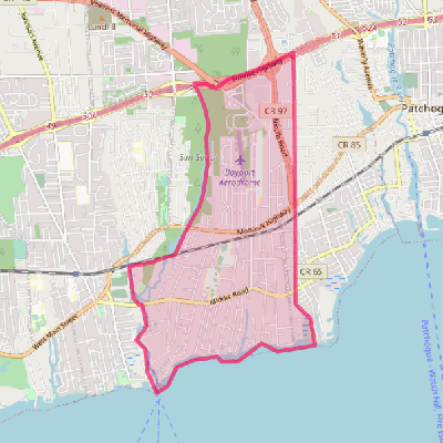 Map of Bayport