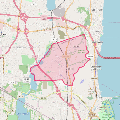 Map of Blauvelt