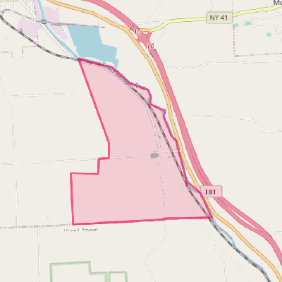 Map of Blodgett Mills