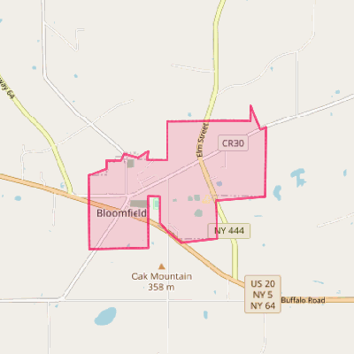 Map of Bloomfield