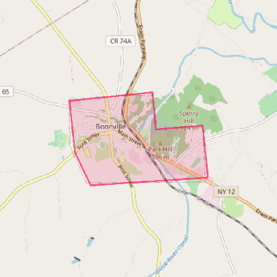 Map of Boonville