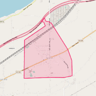 Map of Brocton