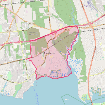 Map of Brookhaven