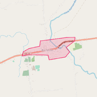 Map of Brushton