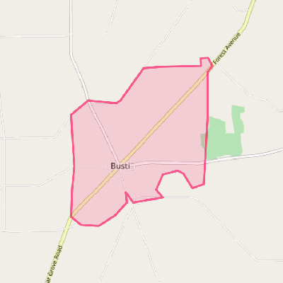 Map of Busti