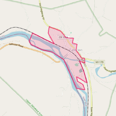 Map of Callicoon