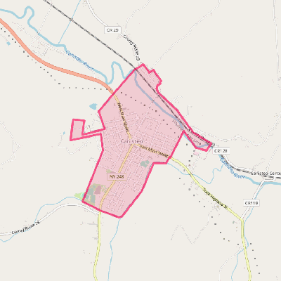 Map of Canisteo